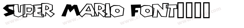 Super Mario Font字体转换
